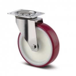 Zeta - 8670UAD125P63 - Swivel Casters 4.92 inch - Stainless,  - 