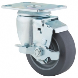 Agila - 267FPJP3.5x1.25P52-95x70 - Swivel Casters with wheel brake 3.50 inch - 