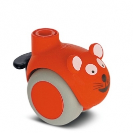 Smiles - 5525PJI050L51-10 CAT, red - Поворотные ролики с колесным тормозом 50 mm - 