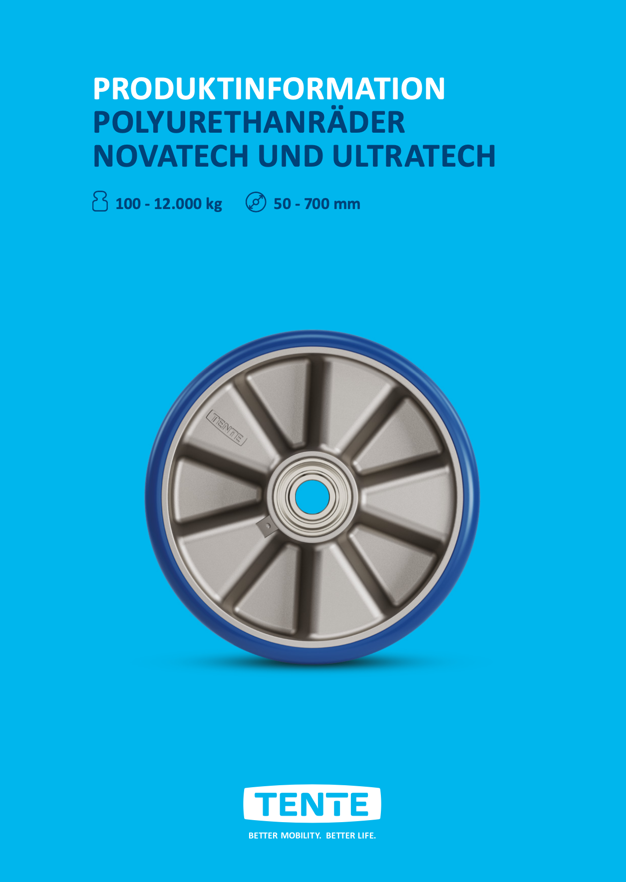 Polyurethaan Wielen Novatech & Ultratech